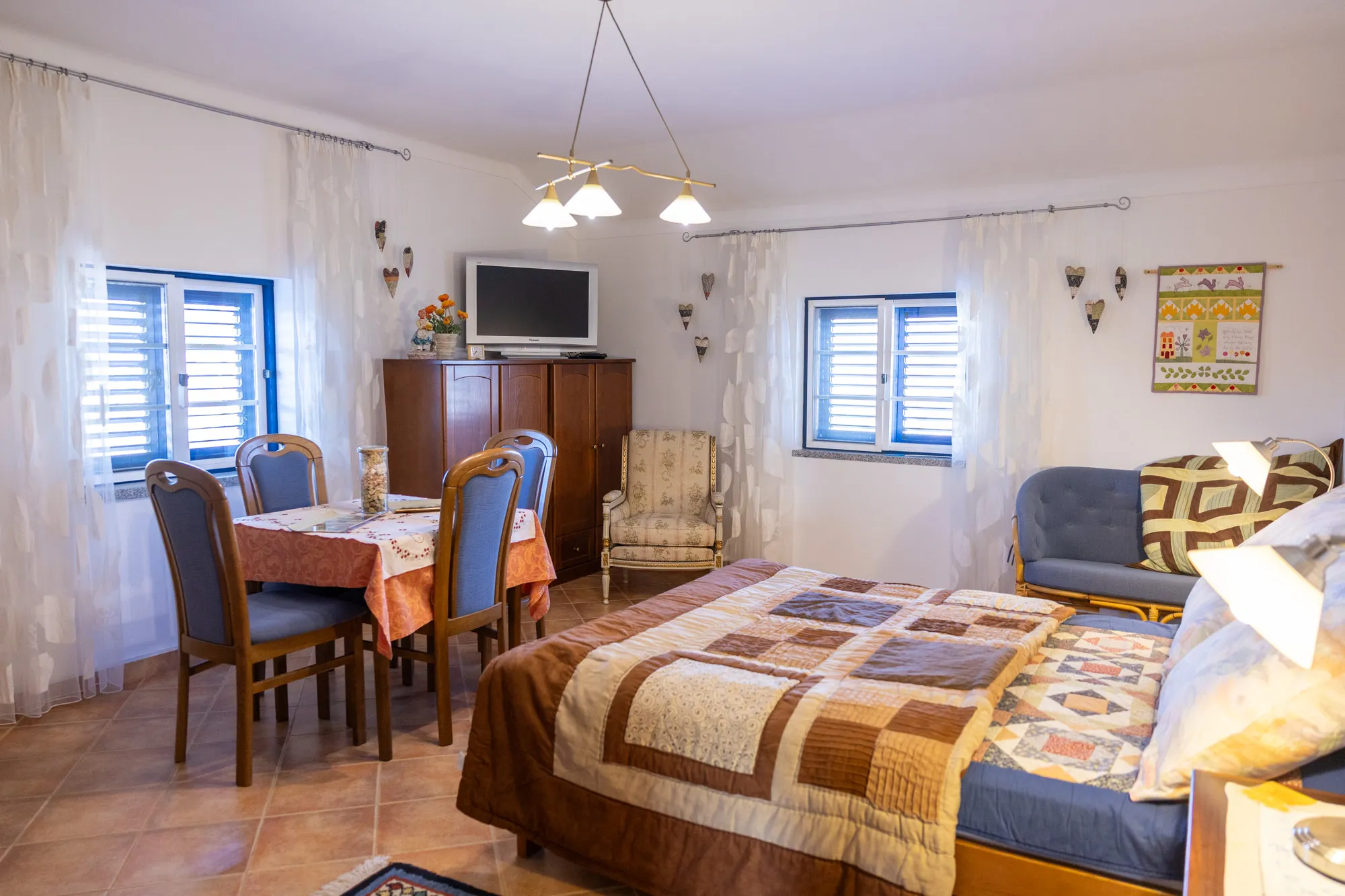 Quarto 4, com zona de estar